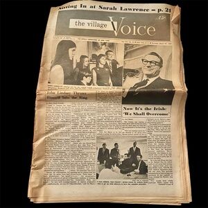 Vintage The Village Voice March 20, 1969 Newspaper